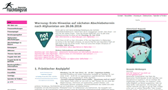 Desktop Screenshot of fluechtlingsrat-bayern.de